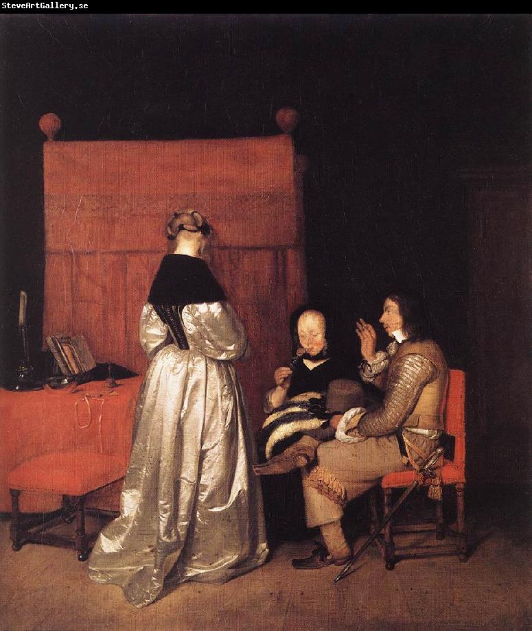 TERBORCH, Gerard Paternal Admonition h